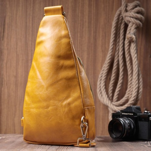 Сумка Vintage З екошкіри Жовта (22775)