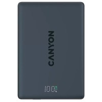 Батарея універсальна Canyon 5000mAh OnPower 500 PD20W Magnetic wireless MagSafe Black (CNS-CPB500B)