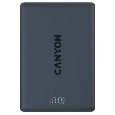 Батарея універсальна Canyon 5000mAh OnPower 500 PD20W Magnetic wireless MagSafe Black (CNS-CPB500B)