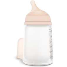 Пляшечка для годування Suavinex ZERO.ZERO, 270 мл, соска середній потік (304592)