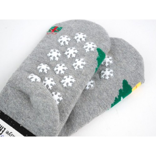 Шкарпетки дитячі Bross махрові новорічні (10968-2-4-rgray)