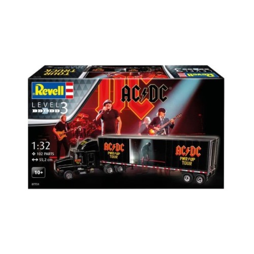 Збірна модель Revell Турне AC/DC вантажівка «Power Up», рівень 3, 1:32 (RVL-07731)