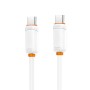 Дата кабель USB-C to USB-C 1.0m 60w white XO (NB-Q302B-CC.white)