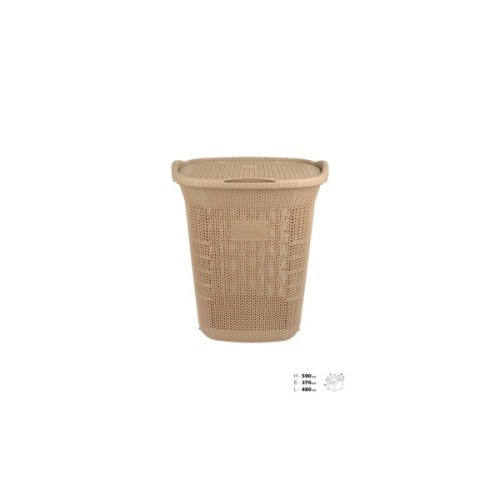 Кошик для білизни Violet House 0261 Віолетта Cappuchino 65 л (0261 Віолетта CAP 65 л)