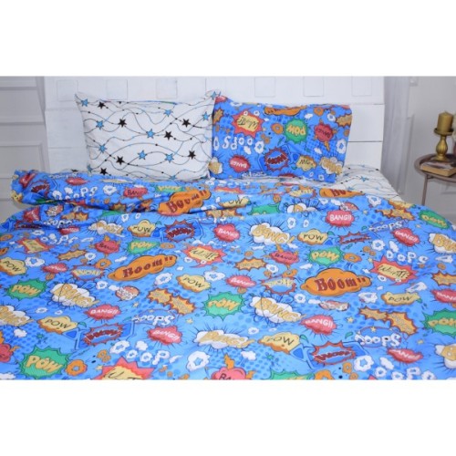 Постільна білизна MirSon Бязь 17-0511 Bombs Двоспальний (2200003632972)