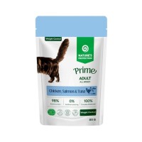 Вологий корм для кішок Nature's Protection Prime Adult Cats Weight Control Chicken, Salmon and Tuna 85 г (NPPR47917)