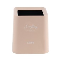 Кошик для паперів Axent Настільний контейнер для сміття, квадратний, персиковий (2132-42-A)