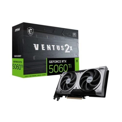 Відеокарта MSI GeForce RTX5060Ti 16Gb VENTUS 2X OC PLUS (RTX 5060 Ti 16G VENTUS 2X OC PLUS)
