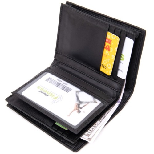 Портмоне Vintage Чорне (20433)