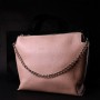 Сумка Grande Pelle З натуральної шкіри Пудрова (11695)