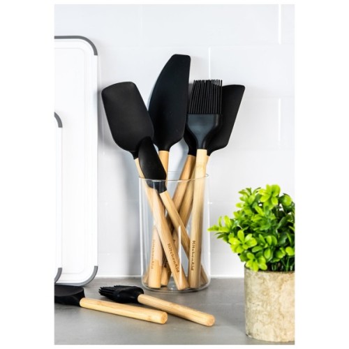 Лопатка кухонна KitchenAid Classic для тіста 30,1 см чорний (KQG630OHOBE)