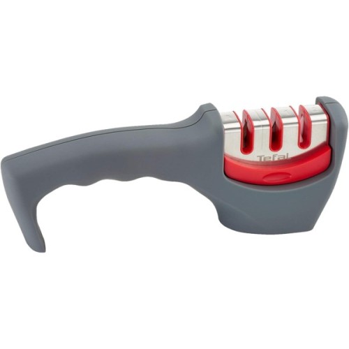 Точило для ножів Tefal Fresh Kitchen, нержавіюча сталь, пластик, сірий (K2090514)