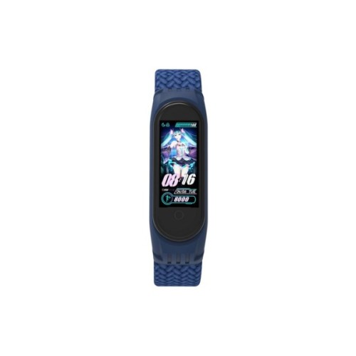 Ремінець до фітнес браслета Armorstandart Braided Solo Loop для Xiaomi Mi Band 4/5/6 Blue size M (ARM58764)