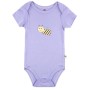 Боді дитяче Luvable Friends фіолетовий з бамбука з бджілкою (68324.PP.9-12)
