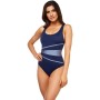 Купальник Aqua Speed Stella Lady 299-41 чорний, блакитний 40 (5908217686633)