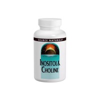 Вітамінно-мінеральний комплекс Source Naturals Інозитол (В8) & Холін (В4), 800 мг, 100 таблеток (SNS-00492)