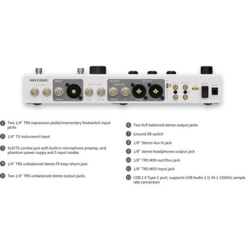 Гітарний процесор Hotone Audio Ampero II Stage (236667)
