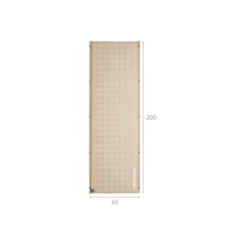 Туристичний килимок Naturehike CNK2550WS025 Самонадувний 30мм бежевий (6977465866103)