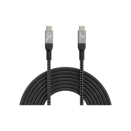 Дата кабель USB-C to USB-C 0.5m USB4 240W 8K60Hz 40Gbps Cablexpert (CCBP-USB4-CMCM240-0.5M)