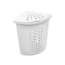 Кошик для білизни Алеана Кутовий Білий 45 л (алн 122051/білий)