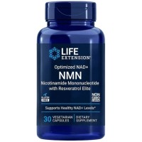 Вітамінно-мінеральний комплекс Life Extension Нікотинамід з ресвератролом, NMN Nicotinamide Mononucleotide with Resveratr (LEX25563)