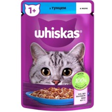 Вологий корм для кішок Whiskas Тунець в желе 85 г (5900951302381)