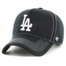 Кепка 47 Brand MVP Los Angeles Dodgers Contrast S CONDT12GWS-BK Чорна (197172430473)