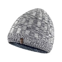 Водонепроникна шапка Dexshell Heathered Rib Knit Beanie Onesize 56-58 см біло-сіра (DH32405MBL)