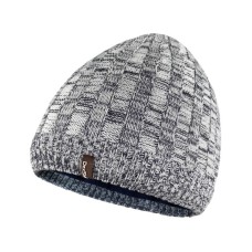 Водонепроникна шапка Dexshell Heathered Rib Knit Beanie Onesize 56-58 см біло-сіра (DH32405MBL)