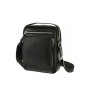 Сумка Vintage Месенджер шкіряна Чорна (14578)