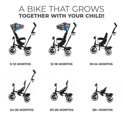 Дитячий велосипед Kinderkraft Aston Happy Shapes (KRASTO00HAP0000) (5902533925643)