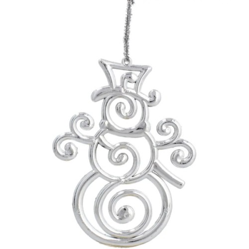 Прикраса декоративна Chomik Прикраса-підвіска пластикова "Олень, сніжинка, снігови (5900779895874_2)