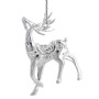 Прикраса декоративна Chomik Прикраса-підвіска пластикова "Олень, сніжинка, снігови (5900779895874_2)