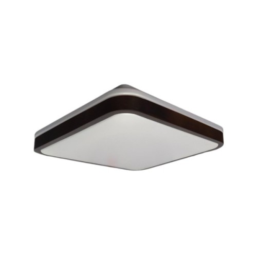 Світильник Vestum GLOW матовий 60W 391*391*65мм 3000К-6500К з ДК горіх (VS-91052)