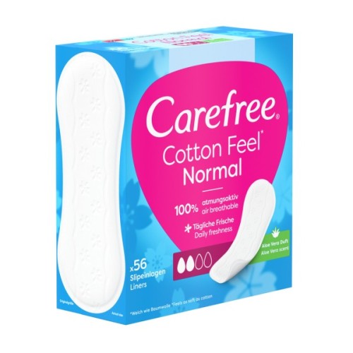 Щоденні прокладки Carefree М'якість бавовни з Алое 56 шт. (3574661486307)