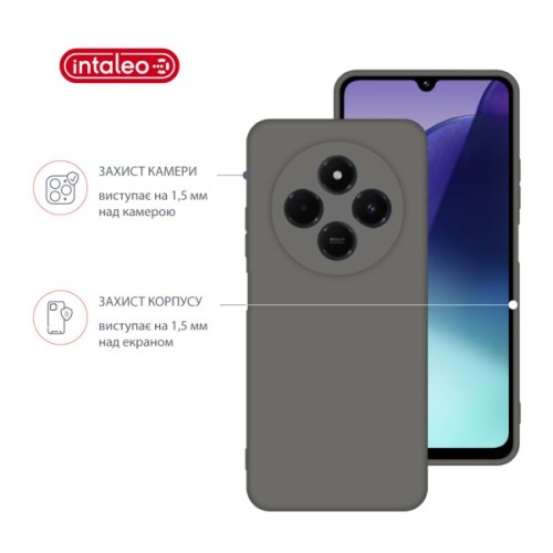 Чохол до мобільного телефона Intaleo Silicone Xiaomi Redmi 14C 4G Dark Green (1283126617089)