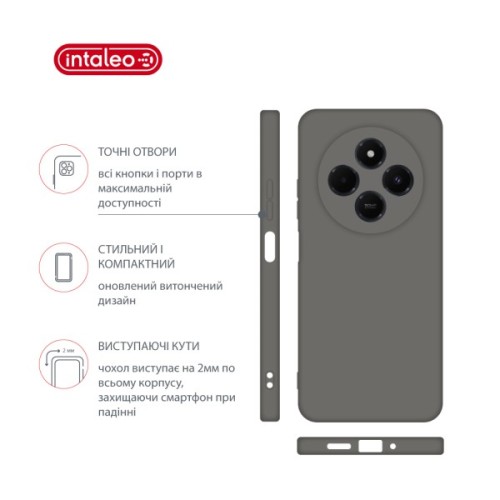 Чохол до мобільного телефона Intaleo Silicone Xiaomi Redmi 14C 4G Dark Green (1283126617089)