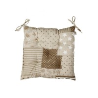 Подушка на стілець Прованс Печворк беж Господиня 40х40 см (4823093451162)