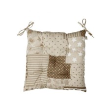 Подушка на стілець Прованс Печворк беж Господиня 40х40 см (4823093451162)