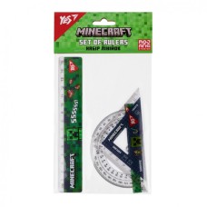 Лінійка Yes набір Minecraft (3 предмети) лінійка 15 см (370687)