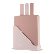 Дошка для нарізання Ardesto Fresh, Набір 3шт, 24.1х33х7.9см, бежевий (AR1403BB)