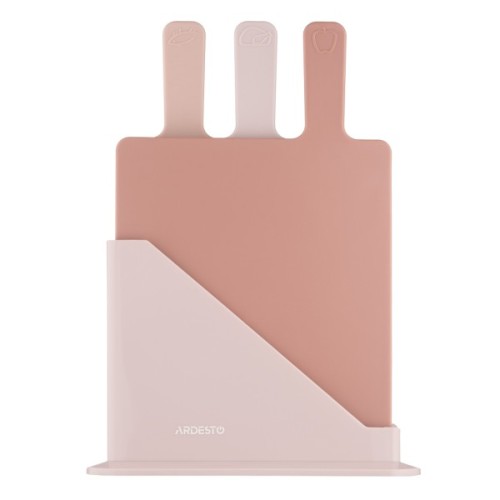 Дошка для нарізання Ardesto Fresh, Набір 3шт, 24.1х33х7.9см, бежевий (AR1403BB)