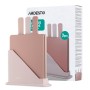 Дошка для нарізання Ardesto Fresh, Набір 3шт, 24.1х33х7.9см, бежевий (AR1403BB)