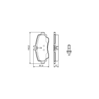 Гальмівні колодки Bosch 0 986 424 470