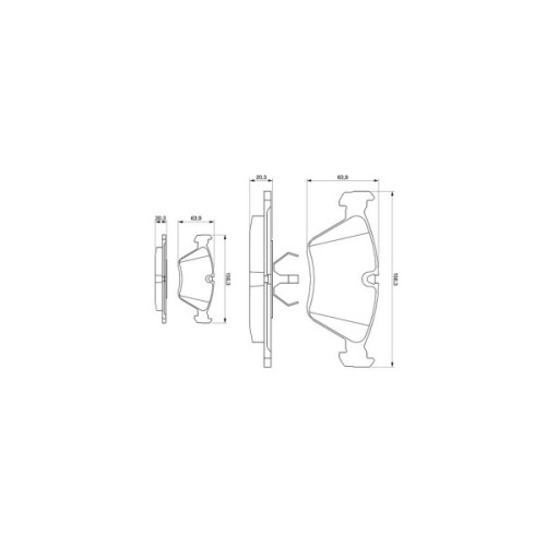 Гальмівні колодки Bosch 0 986 490 640