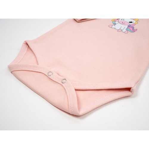 Боді дитяче Breeze з довгим рукавом (1027-80G-peach)