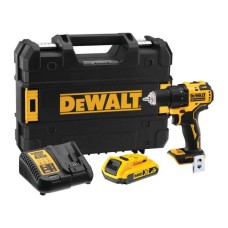 Шуруповерт DeWALT XR Li-Ion 18 В, 2Ah, 65 Нм, 450-1650 об/хв, вага 1.1 кг, TSTAK (DCD708D1T)