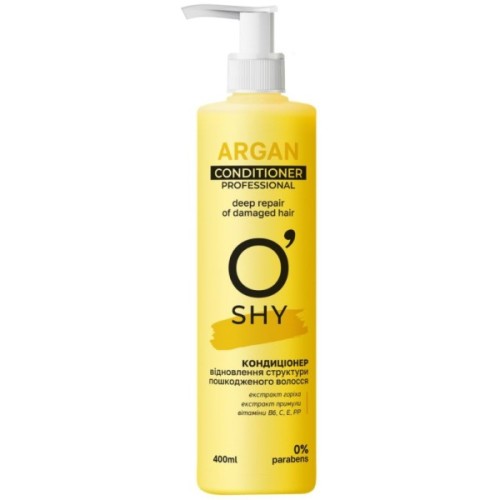 Кондиціонер для волосся O'Shy Argan Відновлення структури пошкодженого волосся 400 мл (4820263233870)