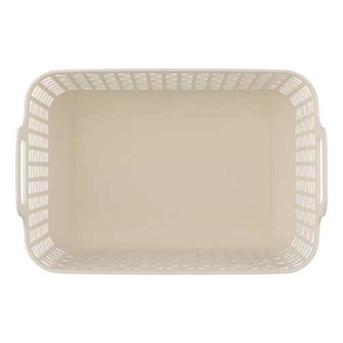 Кошик для зберігання Ardesto 33x22.5x25.2 см Бежевий 12.5 л (ARHC2512BG)