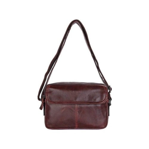 Сумка Vintage З натуральної шкіри Коричнева (14558)